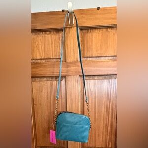 Betsey Johnson Teal Crossbody Bag